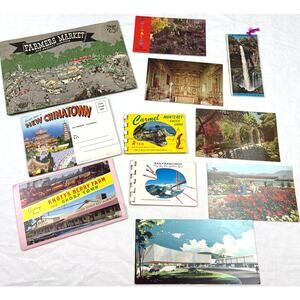 Lot of Ephemera California Chinatown San Francisco LA Postcard/ Booklets 50s-60s